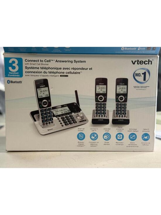 Other - Vtech Connect to Cell Bluetooth Cordless Phone System 3 Handsets DS6451-3